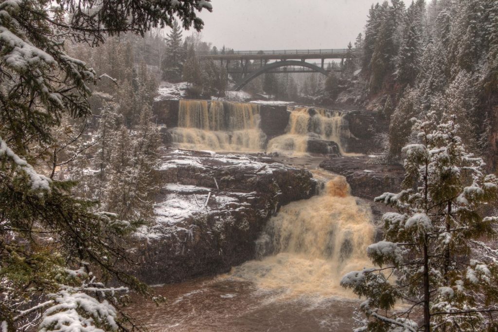 Gooseberry Falls State Park in Winter - North Shore Duluth Hikes